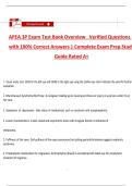 APEA 3P Exam Test Bank Overview  Verified Questions with 100% Correct Answers | Complete Exam Prep Study Guide Rated A+