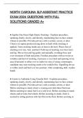 NORTH CAROLINA SLP-ASSISTANT PRACTICE EXAM 2026 QUESTIONS WITH FULL SOLUTIONS GRADED A&plus;