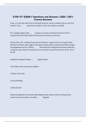 CYAF 471 EXAM 1 Questions and Answers &vert; 2026 &vert; 100&percnt;  Correct Answers