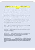 CYAF 471 Questions and Answers &vert; 2026 &vert; 100&percnt; Correct  Answers