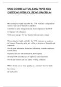 NPLQ COURSE ACTUAL EXAM PAPER 2026 QUESTIONS WITH SOLUTIONS GRADED A&plus;
