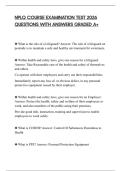 NPLQ COURSE EXAMINATION TEST 2026 QUESTIONS WITH ANSWERS GRADED A&plus;