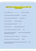 EAWS FINAL Exam Questions and Answers &vert; 2026 &vert; 100&percnt;  Correct Answers 