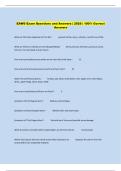 EAWS Exam Questions and Answers &vert; 2026 &vert; 100&percnt; Correct  Answers