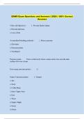 EAWS Exam Questions and Answers &vert; 2026 &vert; 100&percnt; Correct  Answers