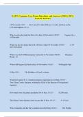 EAWS Common Core Exam Questions and Answers &vert; 2026 &vert; 100&percnt;  Correct Answers