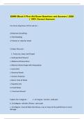 EAWS Block II First Aid Exam Questions and Answers &vert; 2026  &vert; 100&percnt; Correct Answers 