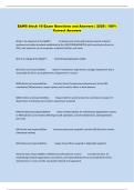 EAWS block 10 Exam Questions and Answers &vert; 2026 &vert; 100&percnt;  Correct Answers 