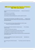 EAWS Armament Weapons Exam Questions and Answers &vert;  2026 &vert; 100&percnt; Correct Answers