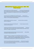 EAWS ALSS Exam Questions and Answers &vert; 2026 &vert; 100&percnt;  Correct Answers 