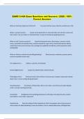 EAWS C-40A Exam Questions and Answers &vert; 2026 &vert; 100&percnt;  Correct Answers 
