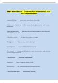 EAWS WINGS PHASE 1 Exam Questions and Answers &vert; 2026 &vert;  100&percnt; Correct Answers 