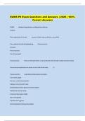 EAWS P8 Exam Questions and Answers &vert; 2026 &vert; 100&percnt;  Correct Answers 