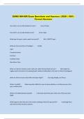 EAWS MH-60R Exam Questions and Answers &vert; 2026 &vert; 100&percnt;  Correct Answers