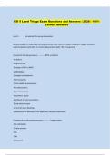 ESI 5 Level Triage Exam Questions and Answers &vert; 2026 &vert; 100&percnt;  Correct Answers 