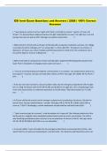 ESI level Exam Questions and Answers &vert; 2026 &vert; 100&percnt; Correct  Answers