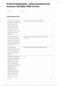 Evolve Fundamentals - Basics Questions and  Answers &vert; Fall 2026 &vert; 100&percnt; Correct