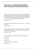 NICET 3 TEST &vert; 112 QUESTIONS AND ANSWERS &vert; 2025&sol;2026 UPDATE &vert; WITH COMPLETE SOLUTION