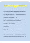 EXW 450 Exam Questions and Answers &vert; 2026 &vert; 100&percnt; Correct  Answers 
