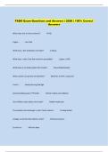 FADO Exam Questions and Answers &vert; 2026 &vert; 100&percnt; Correct  Answers