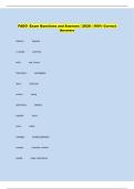 FADO Exam Questions and Answers &vert; 2026 &vert; 100&percnt; Correct  Answers