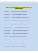 HDFS 3313 Exam Questions and Answers &vert; 2026 &vert; 100&percnt;  Correct Answers 