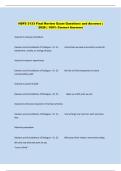 HDFS 3133 Final Review Exam Questions and Answers &vert;  2026 &vert; 100&percnt; Correct Answers