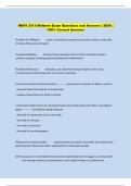 HDFS 3313 Midterm Exam Questions and Answers &vert; 2026 &vert;  100&percnt; Correct Answers 