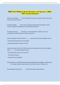 HDFS 3313 Midterm Exam Questions and Answers &vert; 2026 &vert;  100&percnt; Correct Answers 