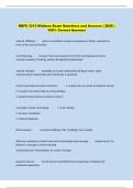 HDFS 3313 Midterm Exam Questions and Answers &vert; 2026 &vert;  100&percnt; Correct Answers 