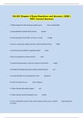 Hit 201 Chapter 4 Exam Questions and Answers &vert; 2026 &vert;  100&percnt; Correct Answers