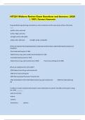 HIT201 Midterm Review Exam Questions and Answers &vert; 2026  &vert; 100&percnt; Correct Answers 