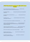 HIT 201 Exam Questions and Answers &vert; 2026 &vert; 100&percnt; Correct  Answers 