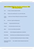 HUM 370 WCULA FINAL Exam Questions and Answers &vert; 2026  &vert; 100&percnt; Correct Answers 