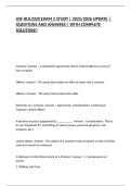 USF BUL3320 EXAM 2 STUDY &vert; 2025&sol;2026 UPDATE &vert; QUESTIONS AND ANSWERS &vert; WITH COMPLETE SOLUTION&excl;&excl;