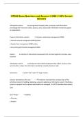 ICT284 Exam Questions and Answers &vert; 2026 &vert; 100&percnt; Correct  Answers 