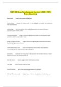 KNH 188 Exam Questions and Answers &vert; 2026 &vert; 100&percnt;  Correct Answers 