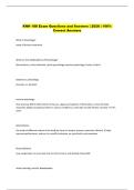 KNH 188 Exam Questions and Answers &vert; 2026 &vert; 100&percnt;  Correct Answers 