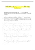 MGMT 105 Exam Questions and Answers &vert; 2026 &vert; 100&percnt;  Correct Answers