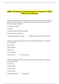 MGMT 105 Chapter 13 Exam Questions and Answers &vert; 2026 &vert;  100&percnt; Correct Answers 
