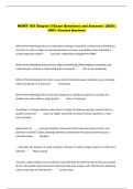 MGMT 105 Chapter 5 Exam Questions and Answers &vert; 2026 &vert;  100&percnt; Correct Answers