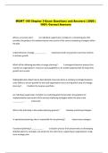 MGMT 105 Chapter 3 Exam Questions and Answers &vert; 2026 &vert;  100&percnt; Correct Answers 