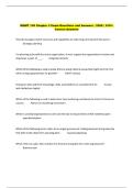 MGMT 105 Chapter 3 Exam Questions and Answers &vert; 2026 &vert; 100&percnt;  Correct Answers 