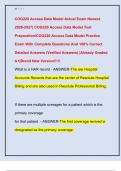 COG220 Access Data Model Actual Exam Newest  2026-2027&vert; COG220 Access Data Model Test  Preparation&sol;COG220 Access Data Model Practice  Exam With Complete Questions And 100&percnt; Correct  Detailed Answers &lpar;Verified Answers&rpar; &vert;Already Graded  A&plus;&vert;Brand New Version&excl;
