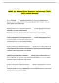 MGMT 105 Midterm Exam Questions and Answers &vert; 2026 &vert;  100&percnt; Correct Answers