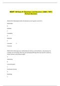 MGMT 105 Quiz &num;1 Questions and Answers &vert; 2026 &vert; 100&percnt;  Correct Answers 