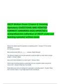 OECP Written Exam &lpar;Cranes & Hoisting Operators&rpar; QUESTIONS AND VERIFIED CORRECT ANSWERS 2026 UPDATED a comprehensive collection of OECP crane and hoisting operator written-exam