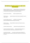 MGT 5500 Exam Questions and Answers &vert; 2026 &vert; 100&percnt;  Correct Answers 