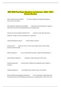 MGT 5500 Final Exam Questions and Answers &vert; 2026 &vert; 100&percnt;  Correct Answers 