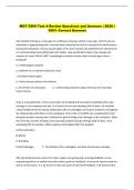 MGT 5500 Test 4 Review Questions and Answers &vert; 2026 &vert;  100&percnt; Correct Answers 